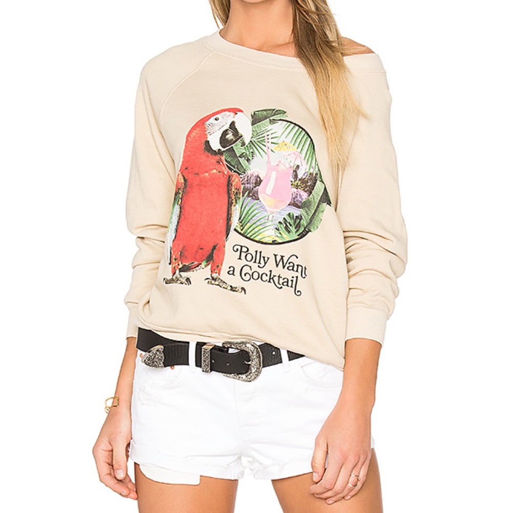 WILDFOX “Hey Polly” Sweatshirt - size M